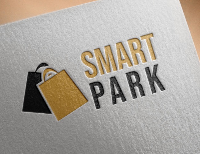 Projektowanie logo dla firm,  Logo dla sieci parkow handlowych, logo firm - smart.shop