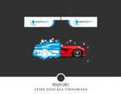Projekt graficzny, nazwa firmy, tworzenie logo firm Szyby dzielące stanowiska w myjni - Osia