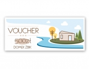 Projekt graficzny, nazwa firmy, tworzenie logo firm Voucher - domek ! - monteo