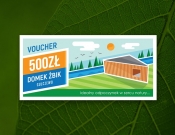 Projekt graficzny, nazwa firmy, tworzenie logo firm Voucher - domek ! - nexart