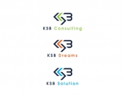 Projekt graficzny, nazwa firmy, tworzenie logo firm Logo firmy KSB Consulting - stone
