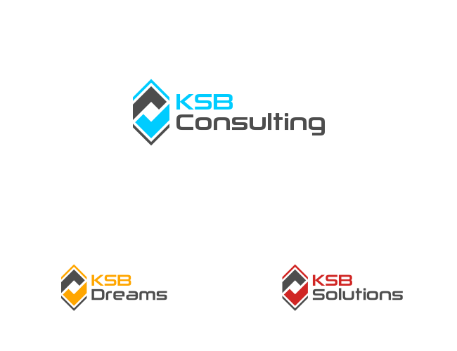 Projektowanie logo dla firm,  Logo firmy KSB Consulting, logo firm - alch3mik