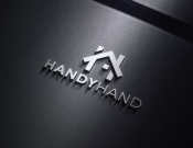 Projekt graficzny, nazwa firmy, tworzenie logo firm Handyhand - wymyśl logo - stone