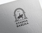 Projekt graficzny, nazwa firmy, tworzenie logo firm Logo dla ośrodka jeździeckiego  - stone