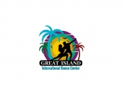 Projekt graficzny, nazwa firmy, tworzenie logo firm Logo dla studio tańca GREAT ISLAND - calmant