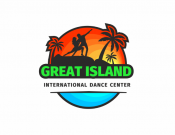 Projekt graficzny, nazwa firmy, tworzenie logo firm Logo dla studio tańca GREAT ISLAND - DoubleemDesign