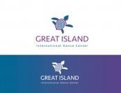 Projekt graficzny, nazwa firmy, tworzenie logo firm Logo dla studio tańca GREAT ISLAND - mops