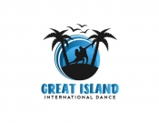 Projekt graficzny, nazwa firmy, tworzenie logo firm Logo dla studio tańca GREAT ISLAND - GraphicDesigner