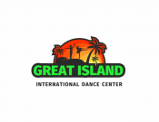 Projekt graficzny, nazwa firmy, tworzenie logo firm Logo dla studio tańca GREAT ISLAND - DoubleemDesign