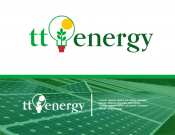 Projekt graficzny, nazwa firmy, tworzenie logo firm LOGO dla firmy / energia odnawialna - GóraTekstu