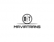 Projekt graficzny, nazwa firmy, tworzenie logo firm Logo firmy MAVIATRANS - heptagram