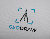 Projekt graficzny, nazwa firmy, tworzenie logo firm GEODRAW - logo dla firmy geodezyjnej - heptagram