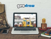 Projekt graficzny, nazwa firmy, tworzenie logo firm GEODRAW - logo dla firmy geodezyjnej - OmegaArt