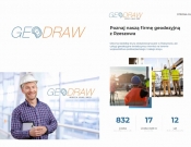 Projekt graficzny, nazwa firmy, tworzenie logo firm GEODRAW - logo dla firmy geodezyjnej - paulinav