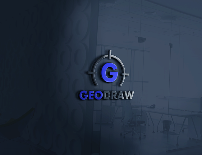 Projektowanie logo dla firm,  GEODRAW - logo dla firmy geodezyjnej, logo firm - geodraw