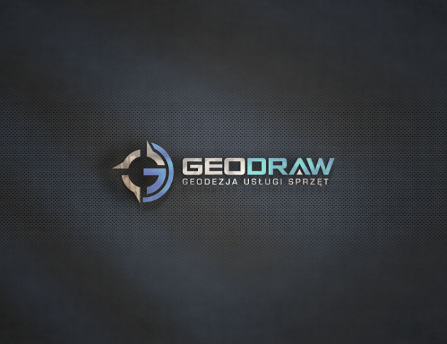 Projektowanie logo dla firm,  GEODRAW - logo dla firmy geodezyjnej, logo firm - geodraw