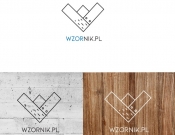 Projekt graficzny, nazwa firmy, tworzenie logo firm Logo dla wzornik.pl. Design, wnętrza - MartyDesing1