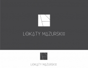 Projekt graficzny, nazwa firmy, tworzenie logo firm "LOKATY MAZURSKIE"-sprzedaż działek - mops