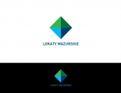 Projekt graficzny, nazwa firmy, tworzenie logo firm "LOKATY MAZURSKIE"-sprzedaż działek - Blanker