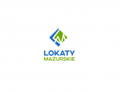 Projekt graficzny, nazwa firmy, tworzenie logo firm "LOKATY MAZURSKIE"-sprzedaż działek - casta
