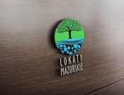 Projekt graficzny, nazwa firmy, tworzenie logo firm "LOKATY MAZURSKIE"-sprzedaż działek - dariuszek