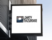 Projekt graficzny, nazwa firmy, tworzenie logo firm "LOKATY MAZURSKIE"-sprzedaż działek - Sanbenedetto