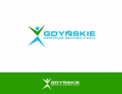 Projekt graficzny, nazwa firmy, tworzenie logo firm Logo Gdyńskie Centrum Rehabilitacji - noon