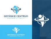 Projekt graficzny, nazwa firmy, tworzenie logo firm Logo Gdyńskie Centrum Rehabilitacji - GraphicDesigner