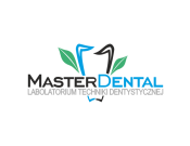 Projekt graficzny, nazwa firmy, tworzenie logo firm MasterDental Laboratorium Techniki  - Merfi