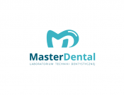 Projekt graficzny, nazwa firmy, tworzenie logo firm MasterDental Laboratorium Techniki  - kruszynka
