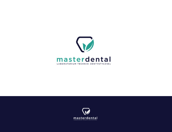 Projektowanie logo dla firm,  MasterDental Laboratorium Techniki , logo firm - Kacdental1995