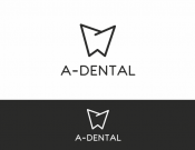 Projekt graficzny, nazwa firmy, tworzenie logo firm A-Dental - kloratornia