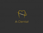 Projekt graficzny, nazwa firmy, tworzenie logo firm A-Dental - heptagram
