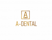 Projekt graficzny, nazwa firmy, tworzenie logo firm A-Dental - DoubleemDesign