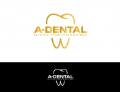 Projekt graficzny, nazwa firmy, tworzenie logo firm A-Dental - GraphicDesigner