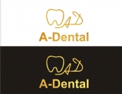 Projekt graficzny, nazwa firmy, tworzenie logo firm A-Dental - wlodkazik