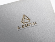 Projekt graficzny, nazwa firmy, tworzenie logo firm A-Dental - stone