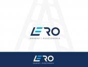 Projekt graficzny, nazwa firmy, tworzenie logo firm Logo firmy Lero dystrybutora drabin - stone