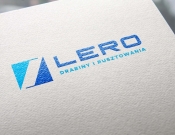 Projekt graficzny, nazwa firmy, tworzenie logo firm Logo firmy Lero dystrybutora drabin - JEDNOSTKA  KREATYWNA