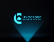 Projekt graficzny, nazwa firmy, tworzenie logo firm Logo LivoCloud – IT, oprogramowanie - noon