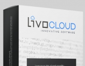 Projekt graficzny, nazwa firmy, tworzenie logo firm Logo LivoCloud – IT, oprogramowanie - timur