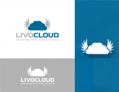 Projekt graficzny, nazwa firmy, tworzenie logo firm Logo LivoCloud – IT, oprogramowanie - GraphicDesigner