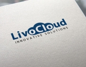 Projekt graficzny, nazwa firmy, tworzenie logo firm Logo LivoCloud – IT, oprogramowanie - ulkanik