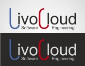 Projekt graficzny, nazwa firmy, tworzenie logo firm Logo LivoCloud – IT, oprogramowanie - erde