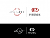 Projekt graficzny, nazwa firmy, tworzenie logo firm Logo jubileuszowe 25lat KIA INTERBIS - Quavol