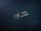 Projekt graficzny, nazwa firmy, tworzenie logo firm Logo jubileuszowe 25lat KIA INTERBIS - Johan