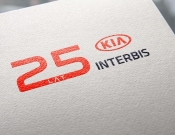 Projekt graficzny, nazwa firmy, tworzenie logo firm Logo jubileuszowe 25lat KIA INTERBIS - JEDNOSTKA  KREATYWNA