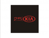 Projekt graficzny, nazwa firmy, tworzenie logo firm Logo jubileuszowe 25lat KIA INTERBIS - wlodkazik