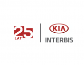 Projekt graficzny, nazwa firmy, tworzenie logo firm Logo jubileuszowe 25lat KIA INTERBIS - nexart