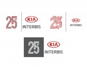 Projekt graficzny, nazwa firmy, tworzenie logo firm Logo jubileuszowe 25lat KIA INTERBIS - wuszu